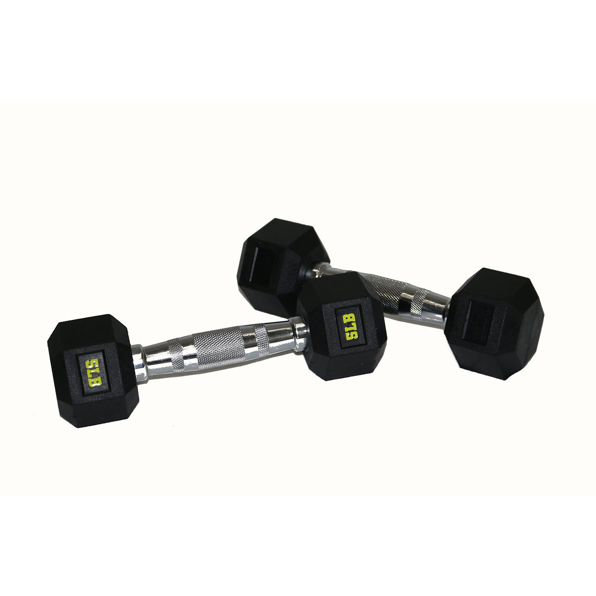 Rubber Coated Hex Dumbbell