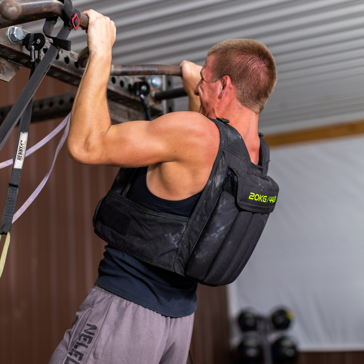 Weighted Vest - Oxford+Iron sand