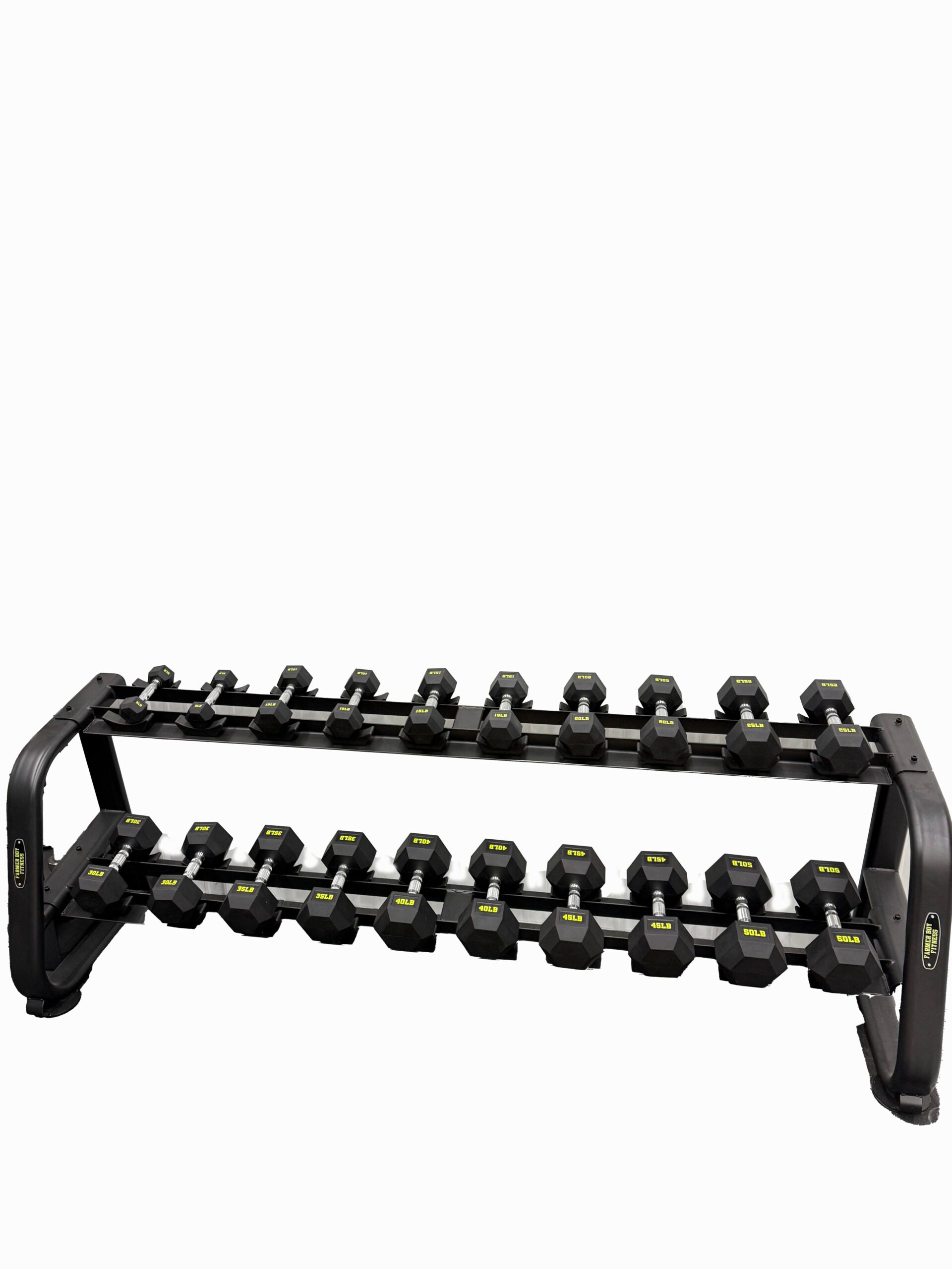 Pre-Order Only Rubber Coated Hex Dumbbell