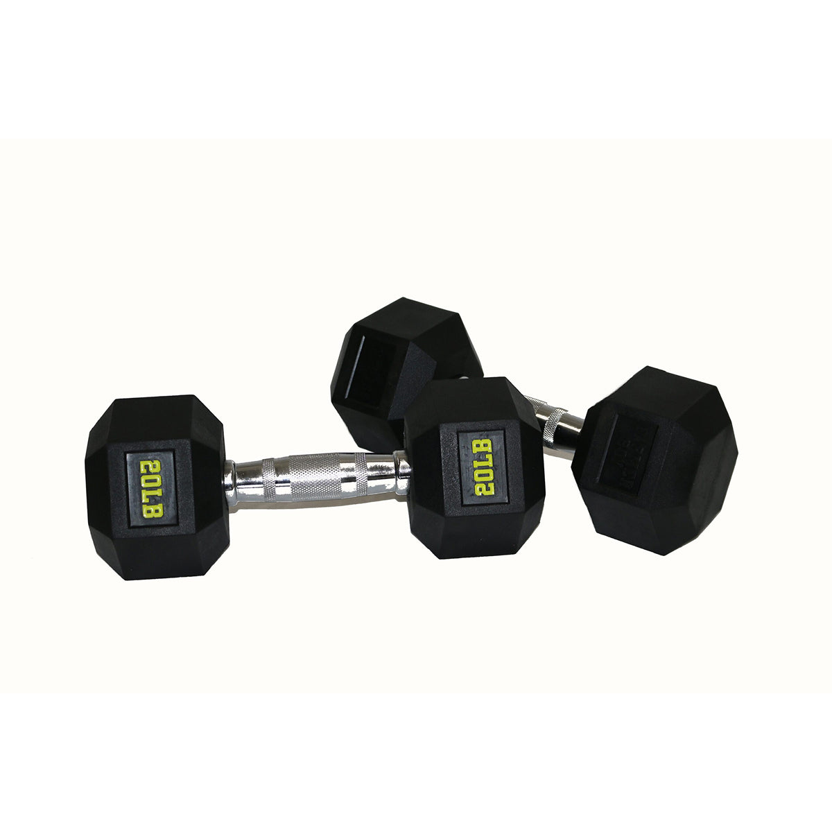 Rubber Coated Hex Dumbbell