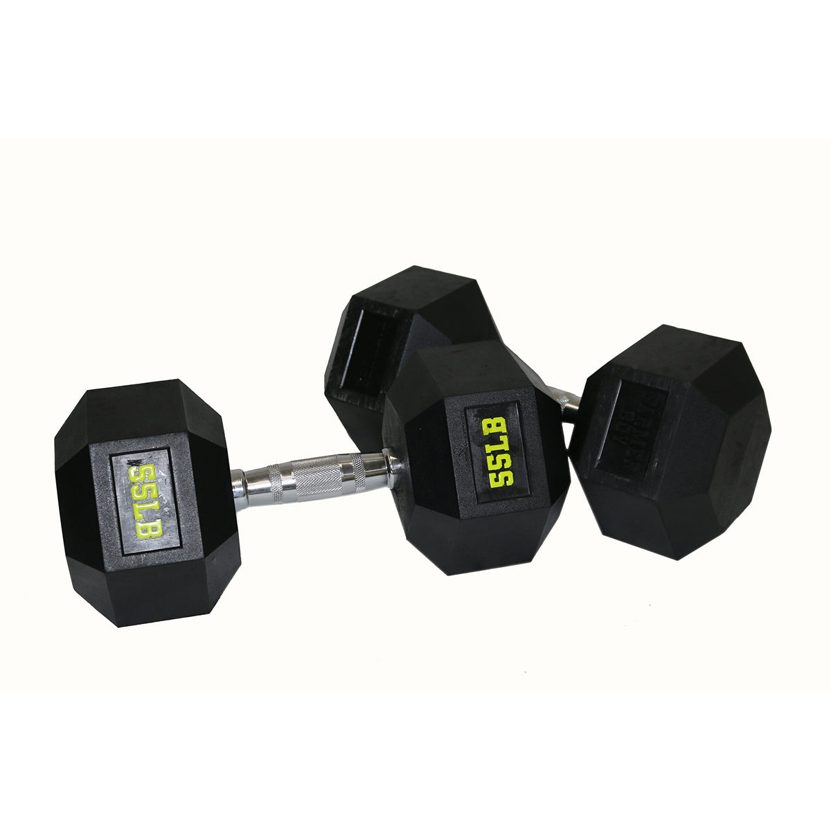 Rubber Coated Hex Dumbbell
