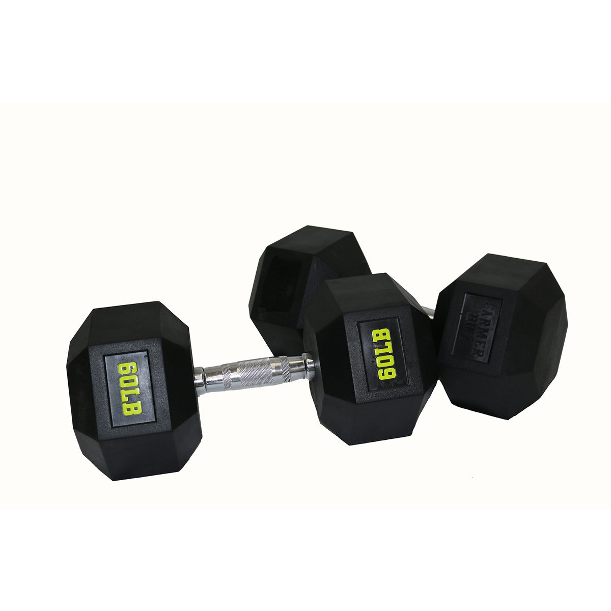 Rubber Coated Hex Dumbbell