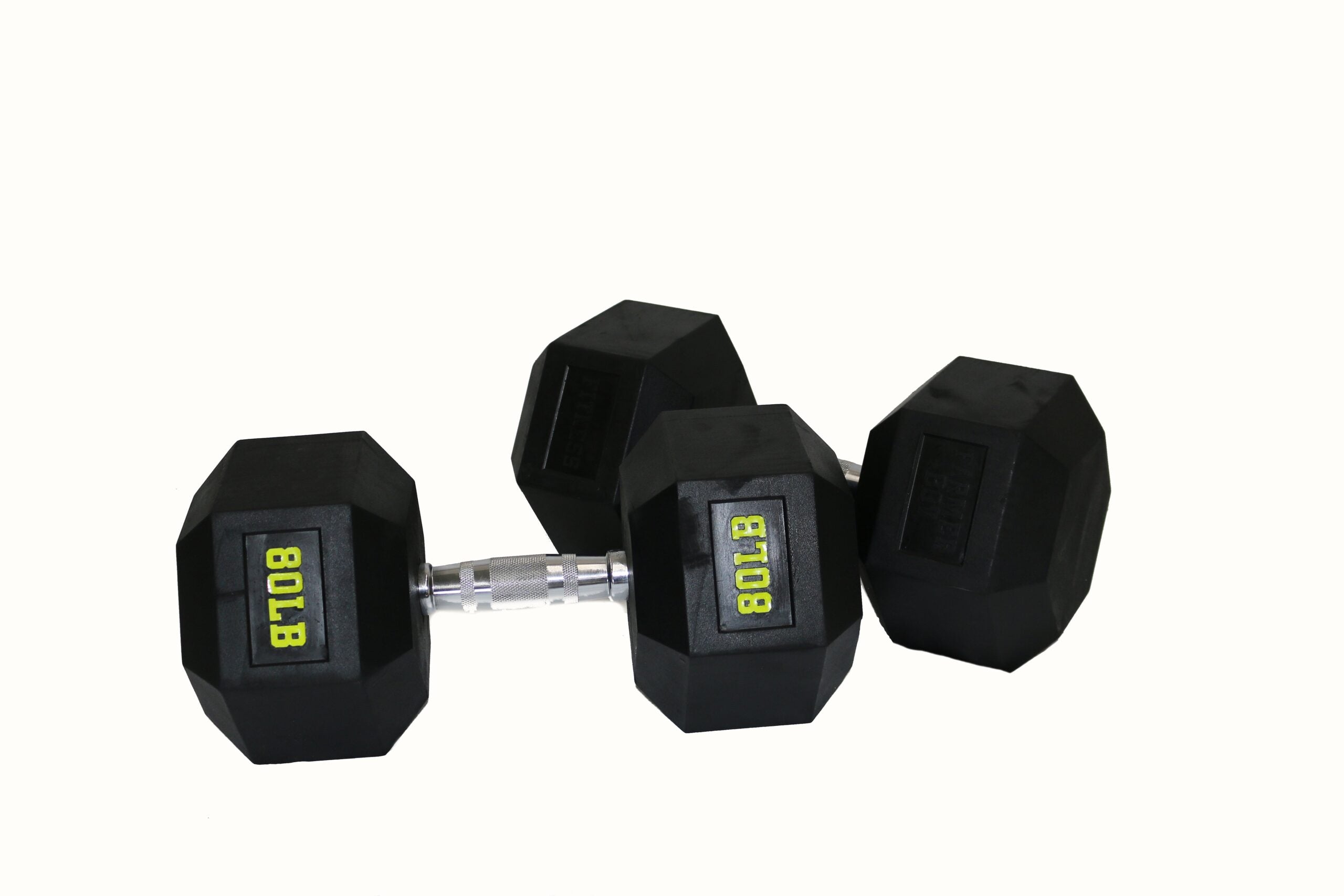 Rubber Coated Hex Dumbbell