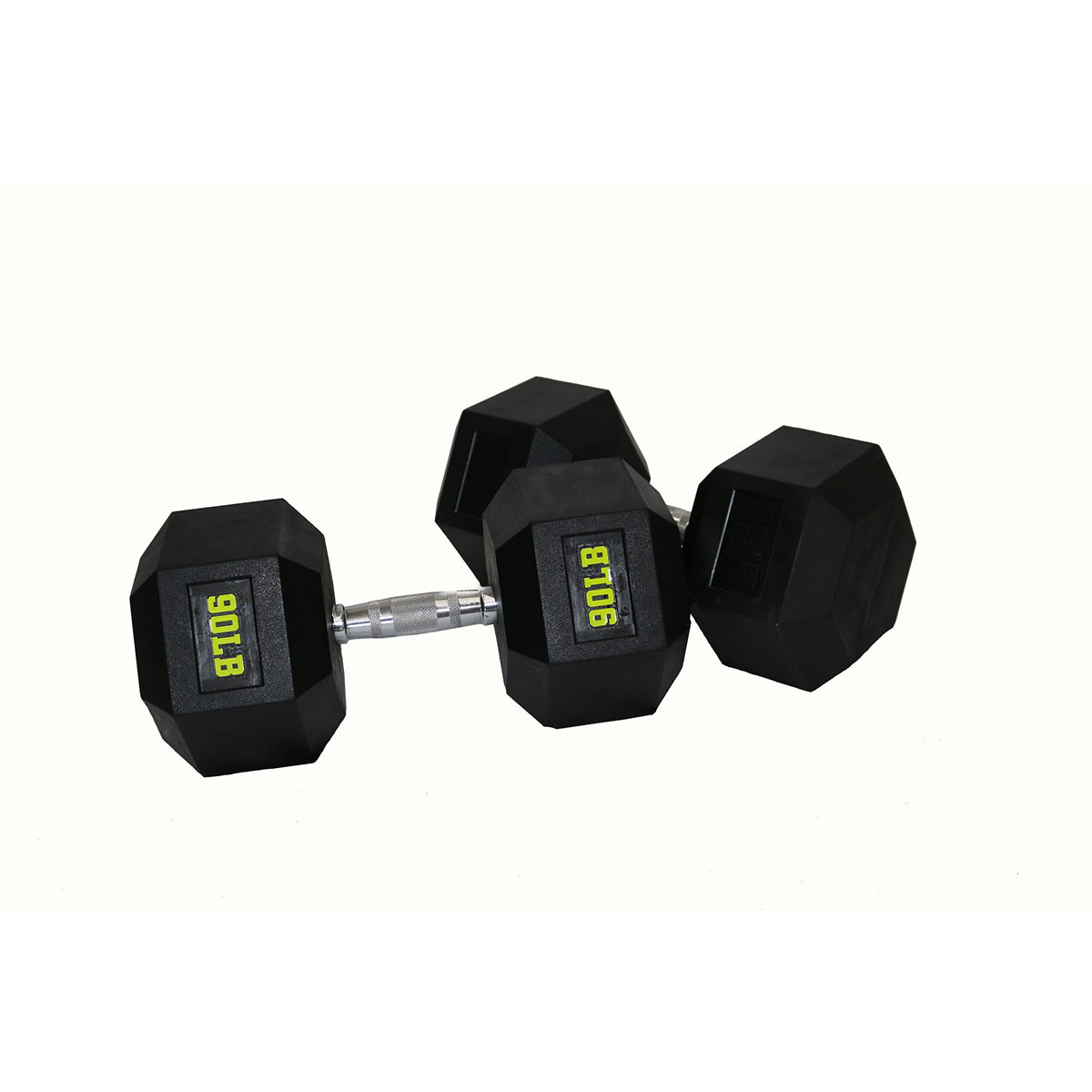 Rubber Coated Hex Dumbbell