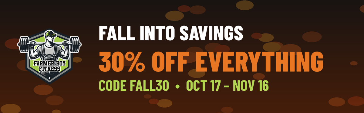 Fall Into Savings - 30% off everything with code FALL30